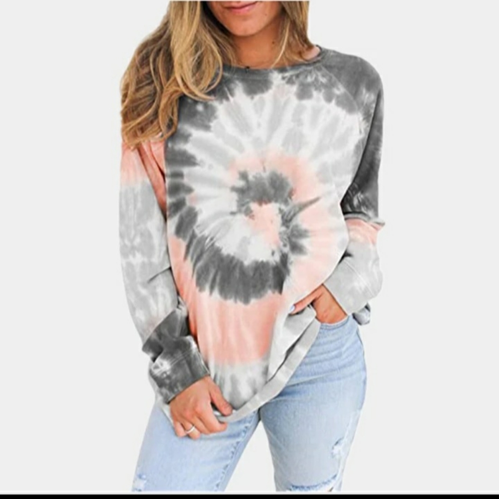 TIE DYED LONG SLEEVE SHIRT XXL
